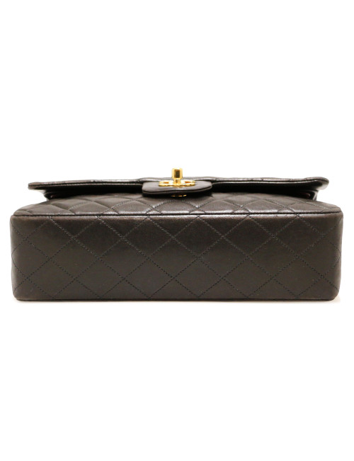 Sac Médium double flap CHANEL noir