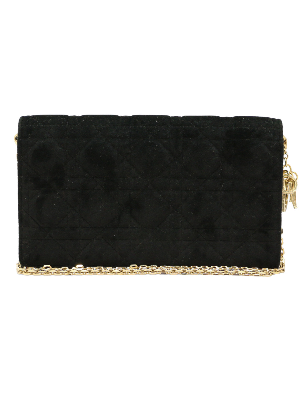 Mini sac CHRISTIAN DIOR velours noir