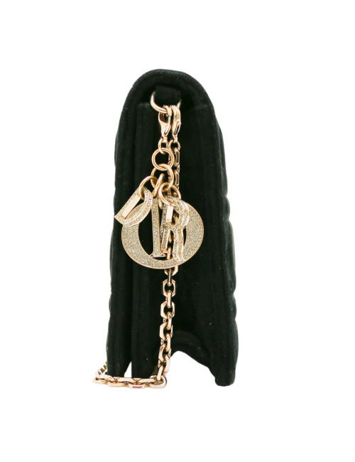 Mini sac CHRISTIAN DIOR velours noir