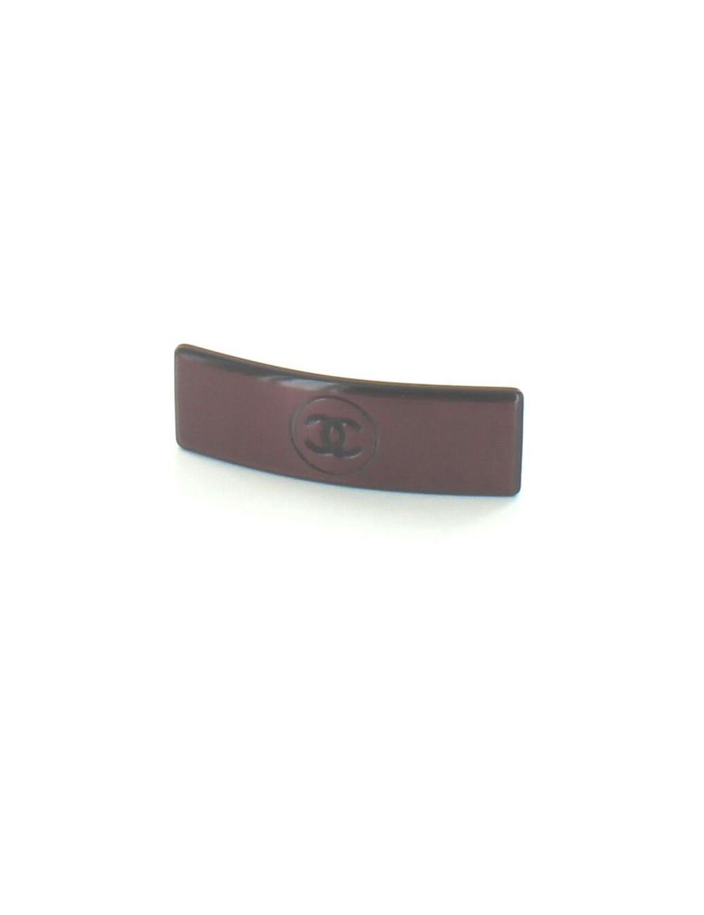 Barrette CHANEL prune