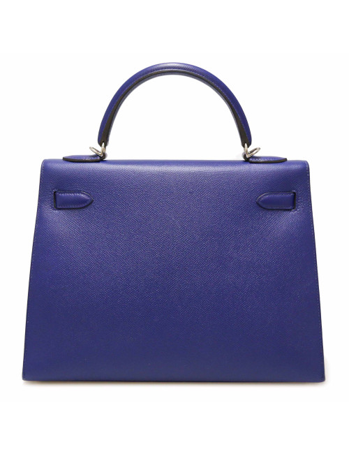Sac Kelly II 32 HERMES Epsom sellier bleu electrique
