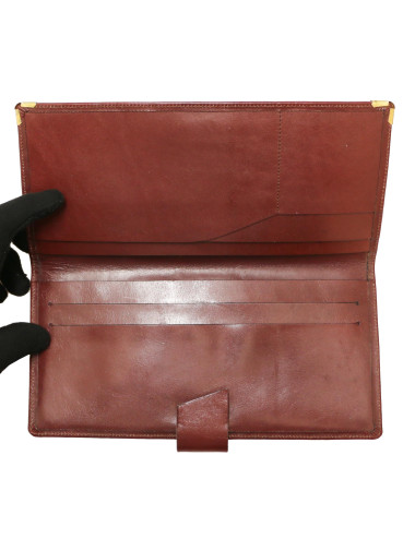 Portefeuille CARTIER cuir bordeaux 2