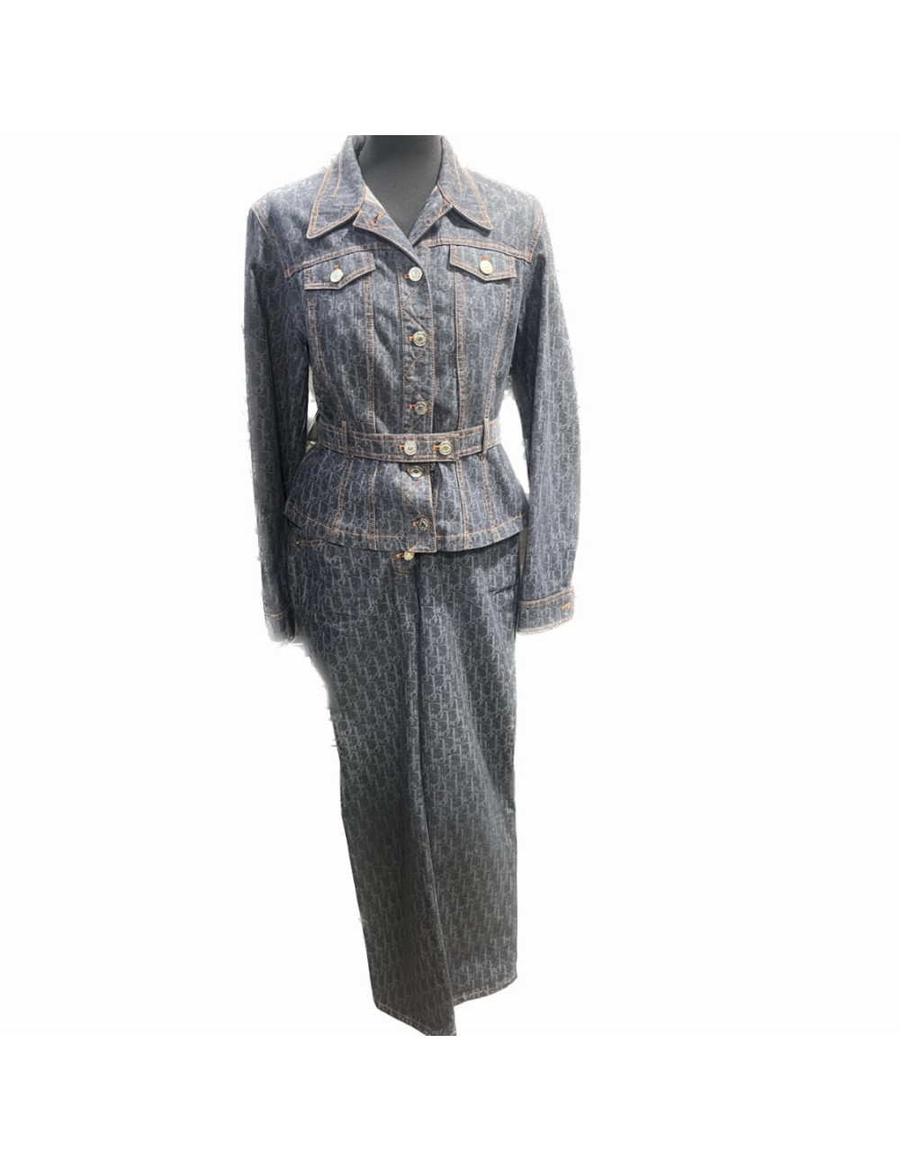 Tailleur T38 CHRISTIAN DIOR monogramme