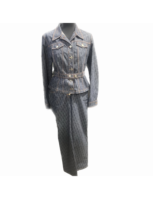 Tailleur T38 CHRISTIAN DIOR monogramme