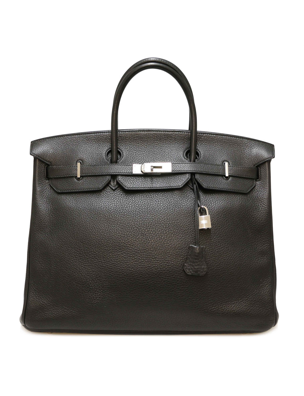 Birkin 40 HERMES taurillon clémence noir