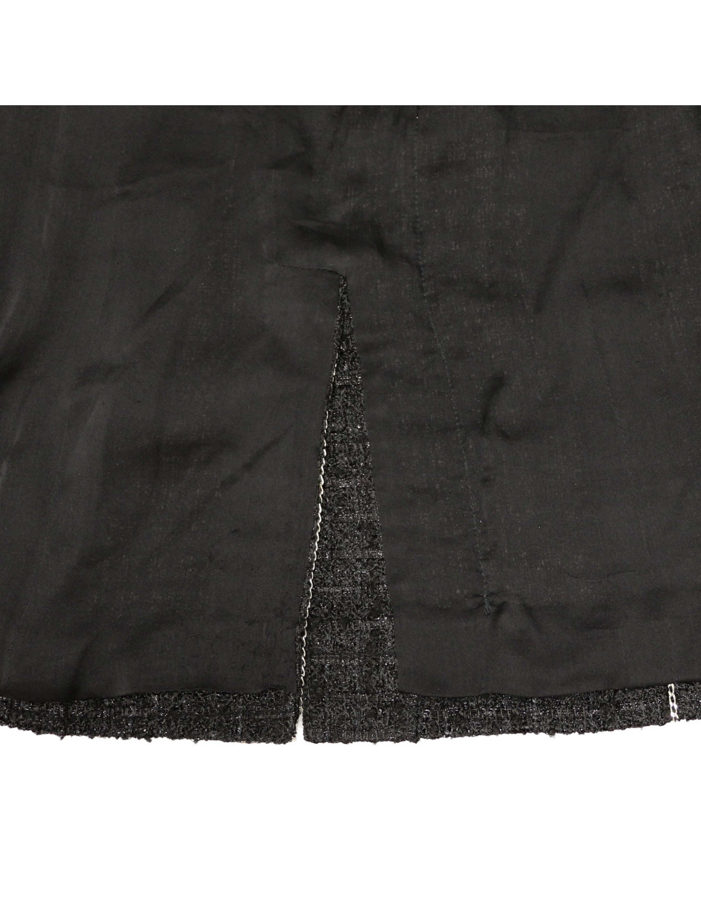 Veste CHANEL tweed noir T38