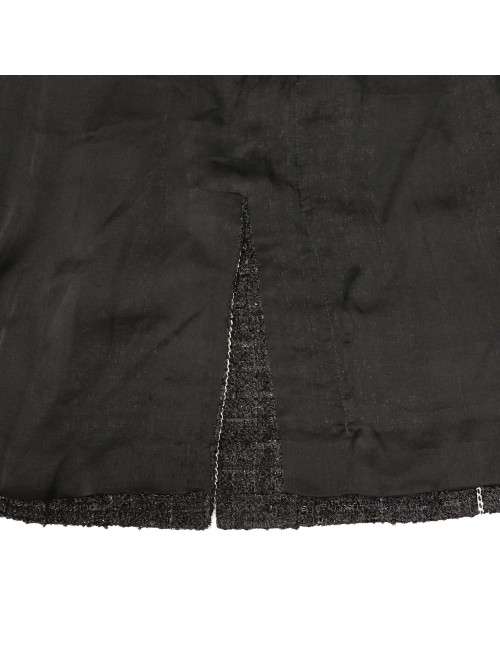Veste CHANEL tweed noir T38