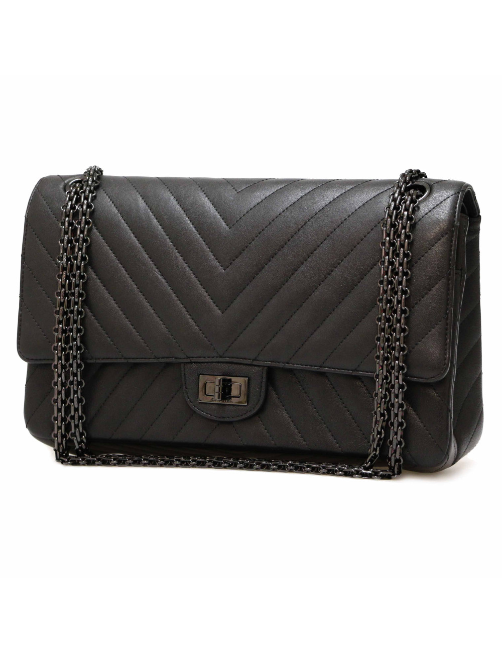 Sac CHANEL Jumbo 2.55 All Black
