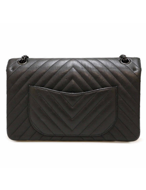 CHANEL All Black Jumbo 2.55 bag