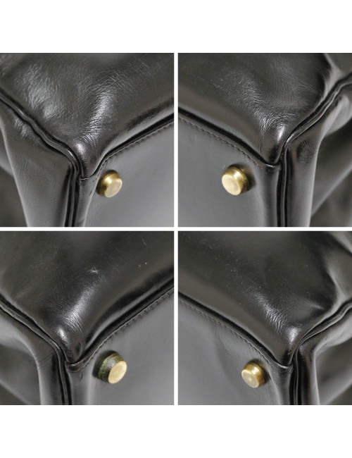Kelly 32 HERMES box noir Vintage