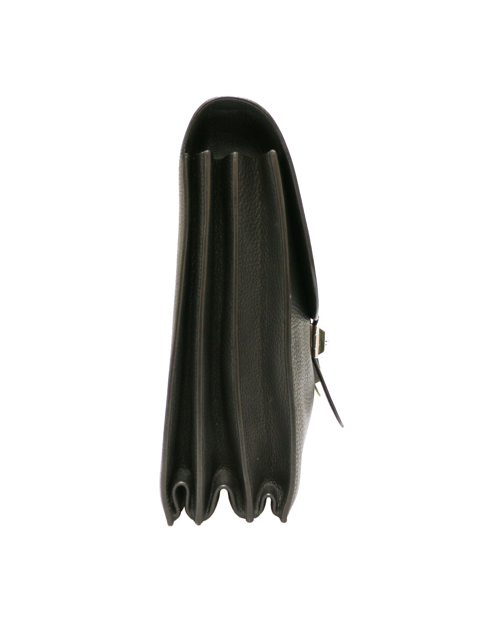 Sac à dépèches HERMES taurillon clémence noir