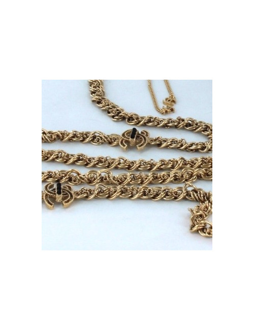 sautoir chaine tressée CHANEL