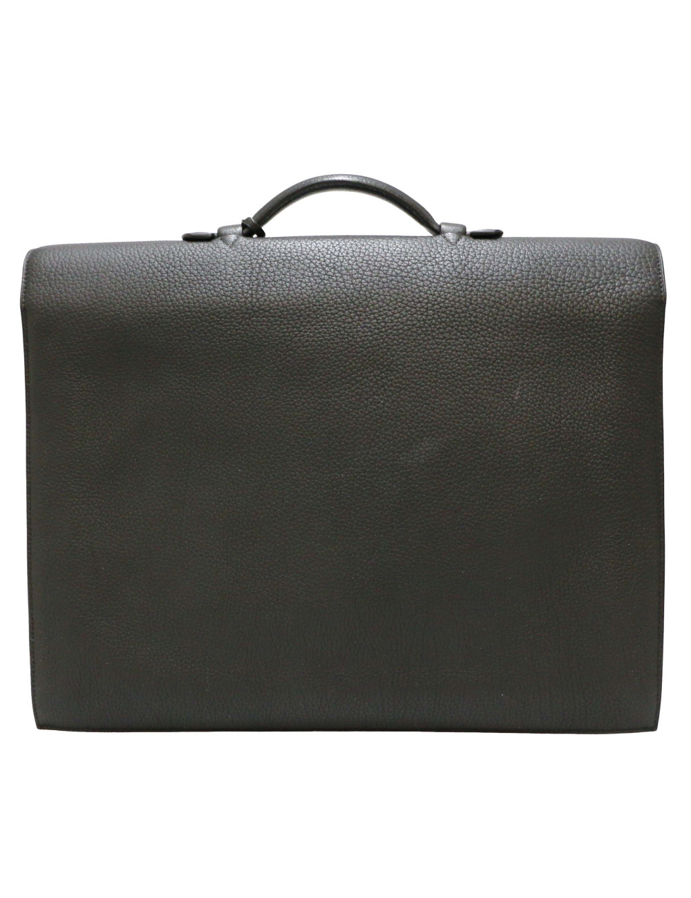 Sac à dépèches HERMES taurillon clémence noir