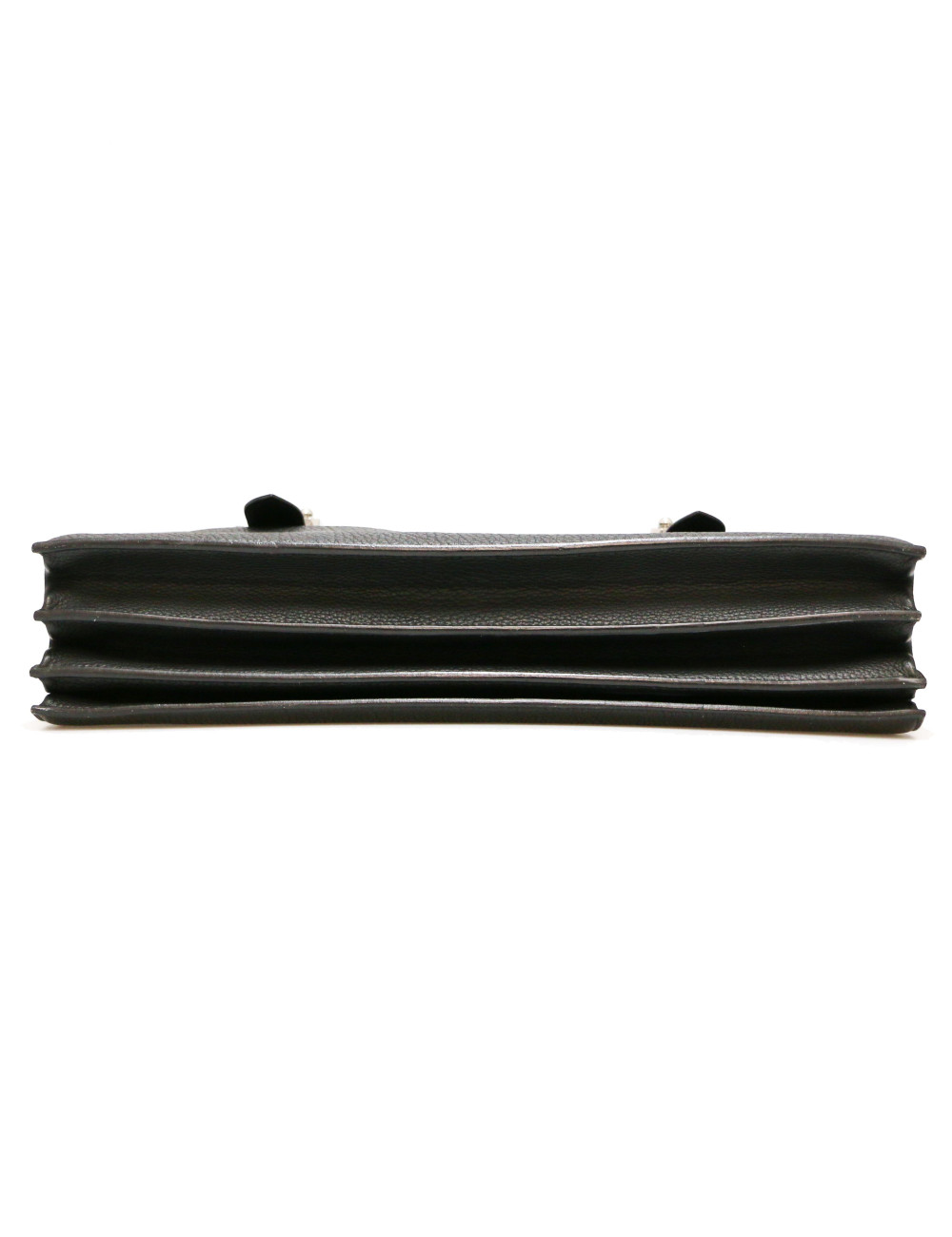 Sac à dépèches HERMES taurillon clémence noir