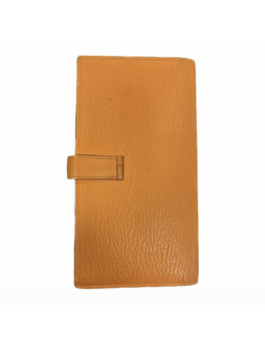Portefeuille Béarn HERMES cuir potiron 2