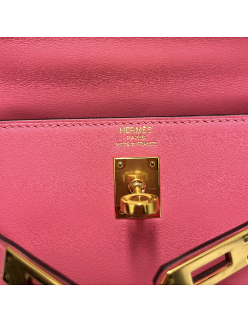 Sac HERMES Kelly 25 cuir swift