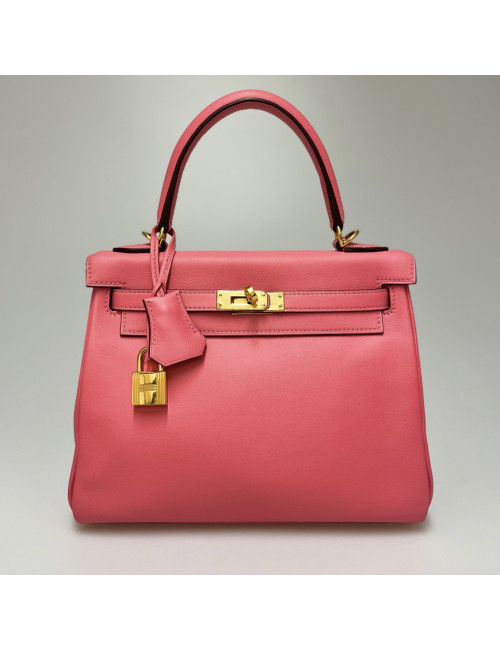 Sac HERMES Kelly 25 cuir swift