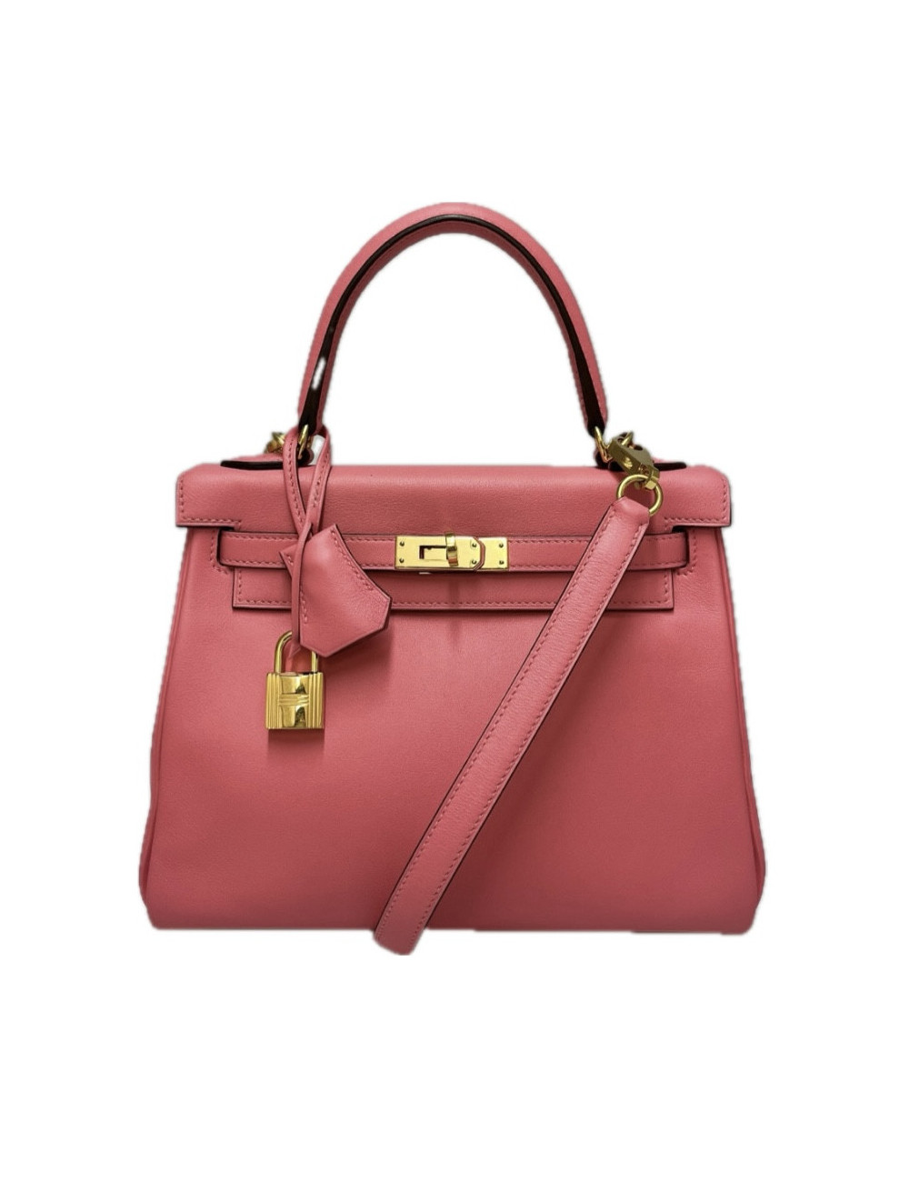 Sac HERMES Kelly 25 cuir swift