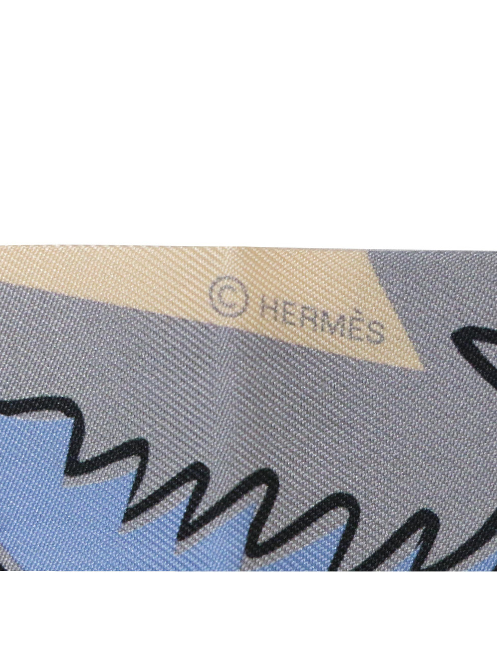 Twilly HERMES soie bleue