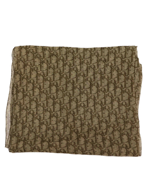 Châle DIOR soie monogramme