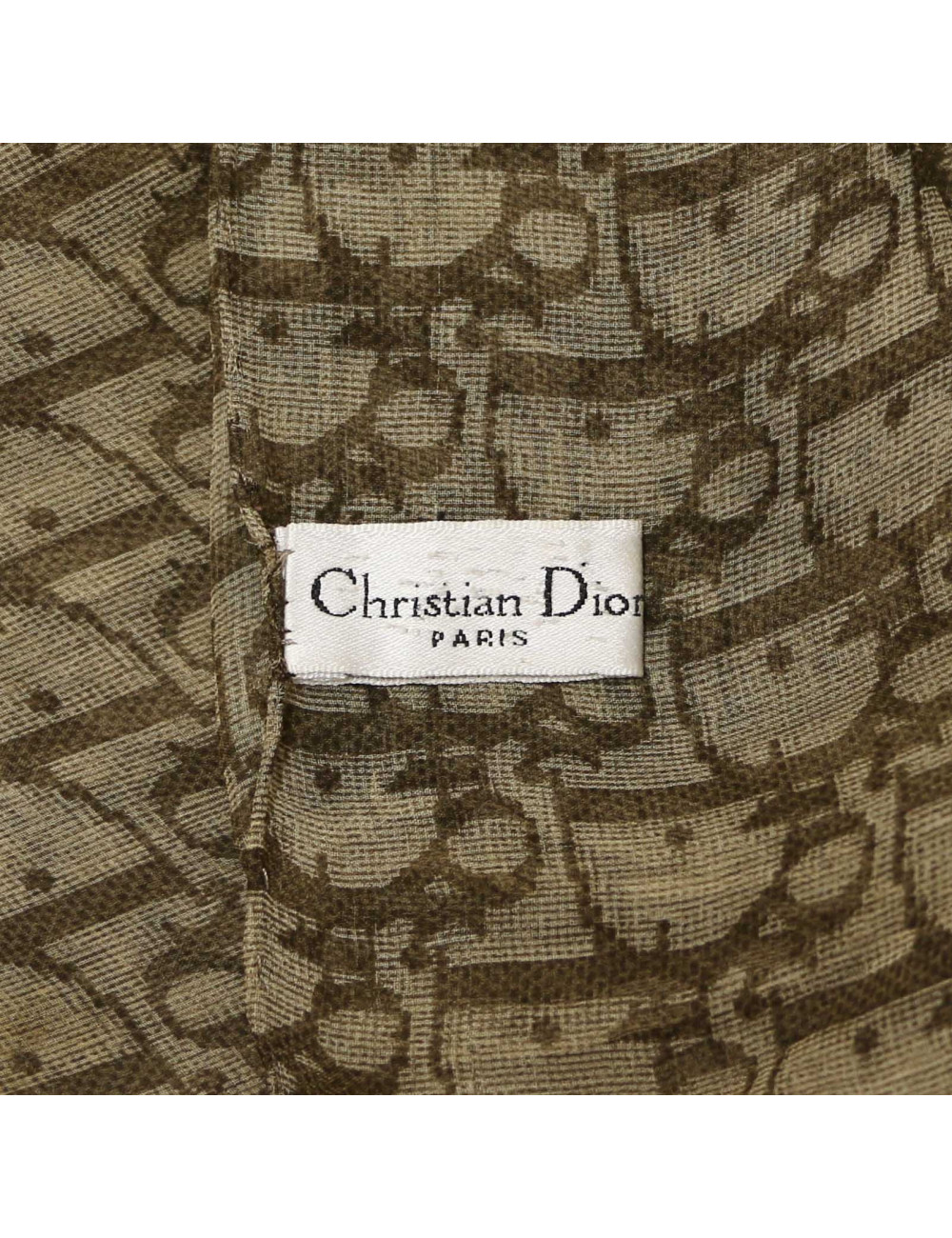 Châle DIOR soie monogramme