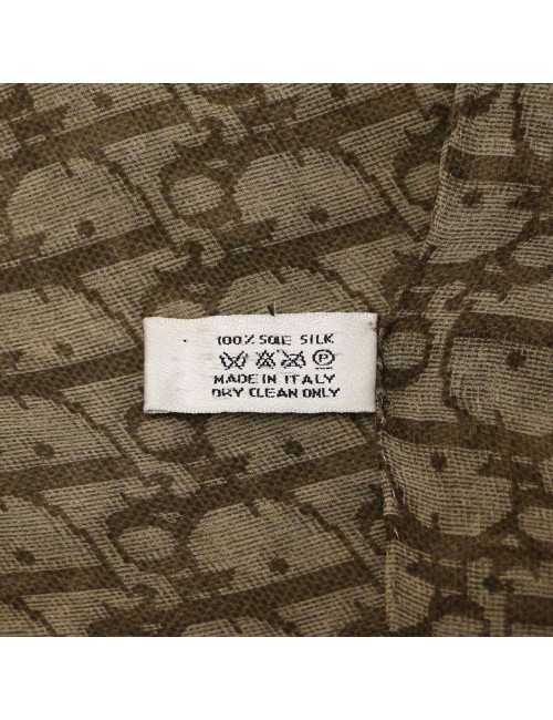 Châle DIOR soie monogramme