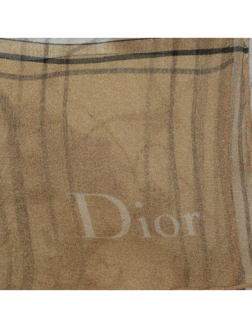 Châle CHRISTIAN DIOR voile de soie 