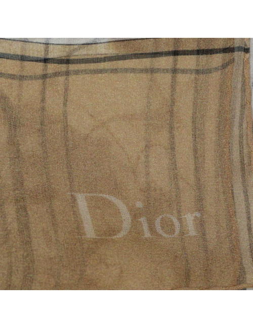 Châle CHRISTIAN DIOR voile de soie 