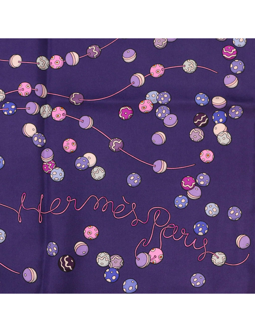 Carré soie HERMES VIOLET