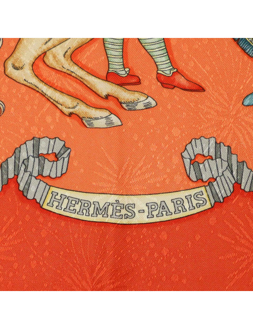 Carré Les Fetes du Roi Soleil HERMES soie