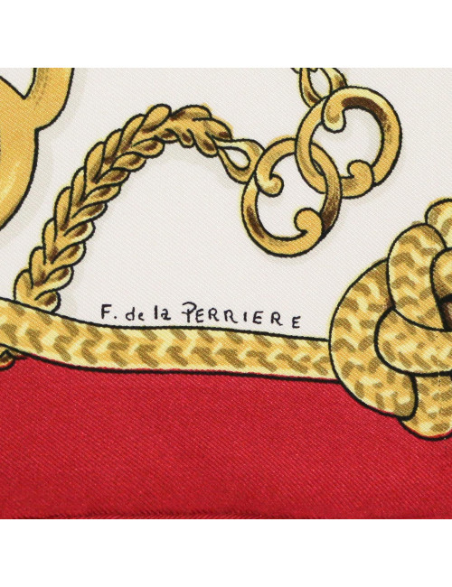 Carré HERMES Equitation Japonaise soie