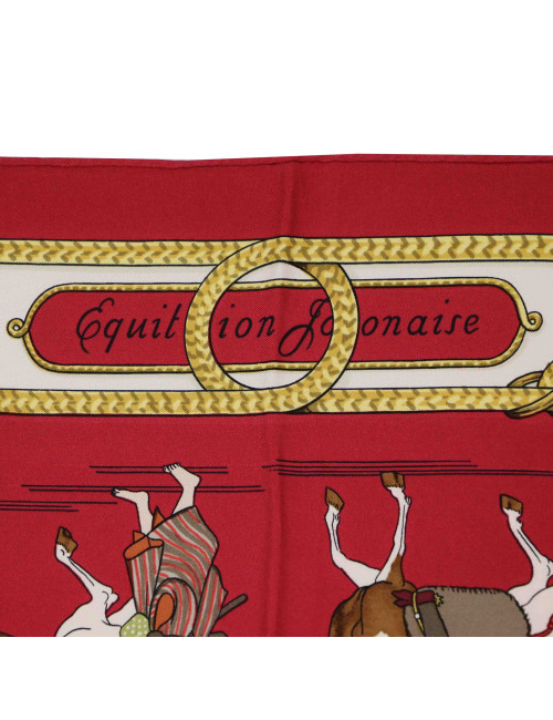 Carré HERMES Equitation Japonaise soie