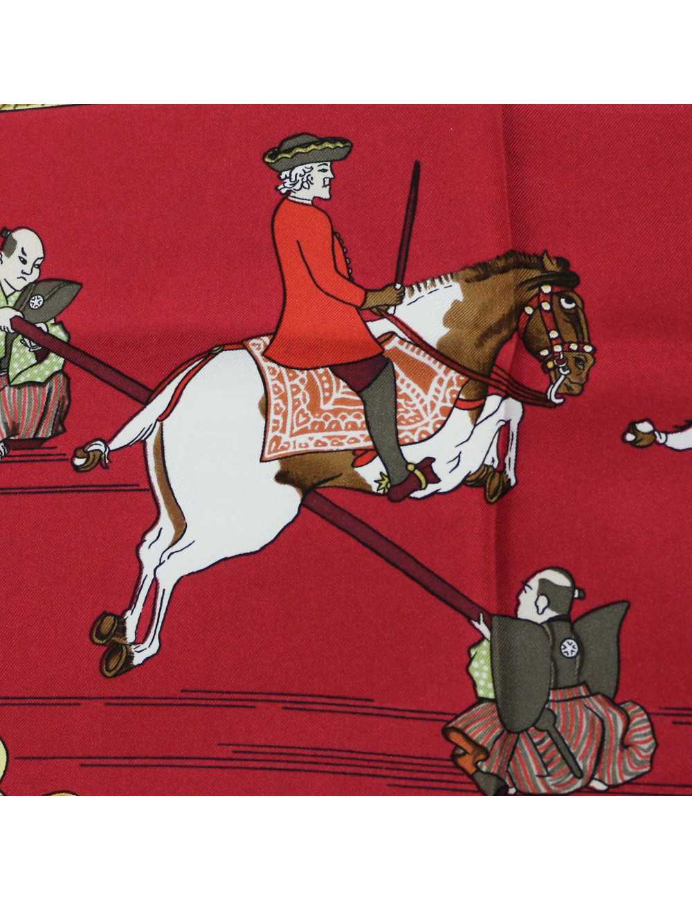 Carré HERMES Equitation Japonaise soie