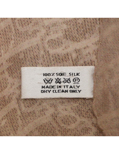 Châle DIOR voile de soie monogramme