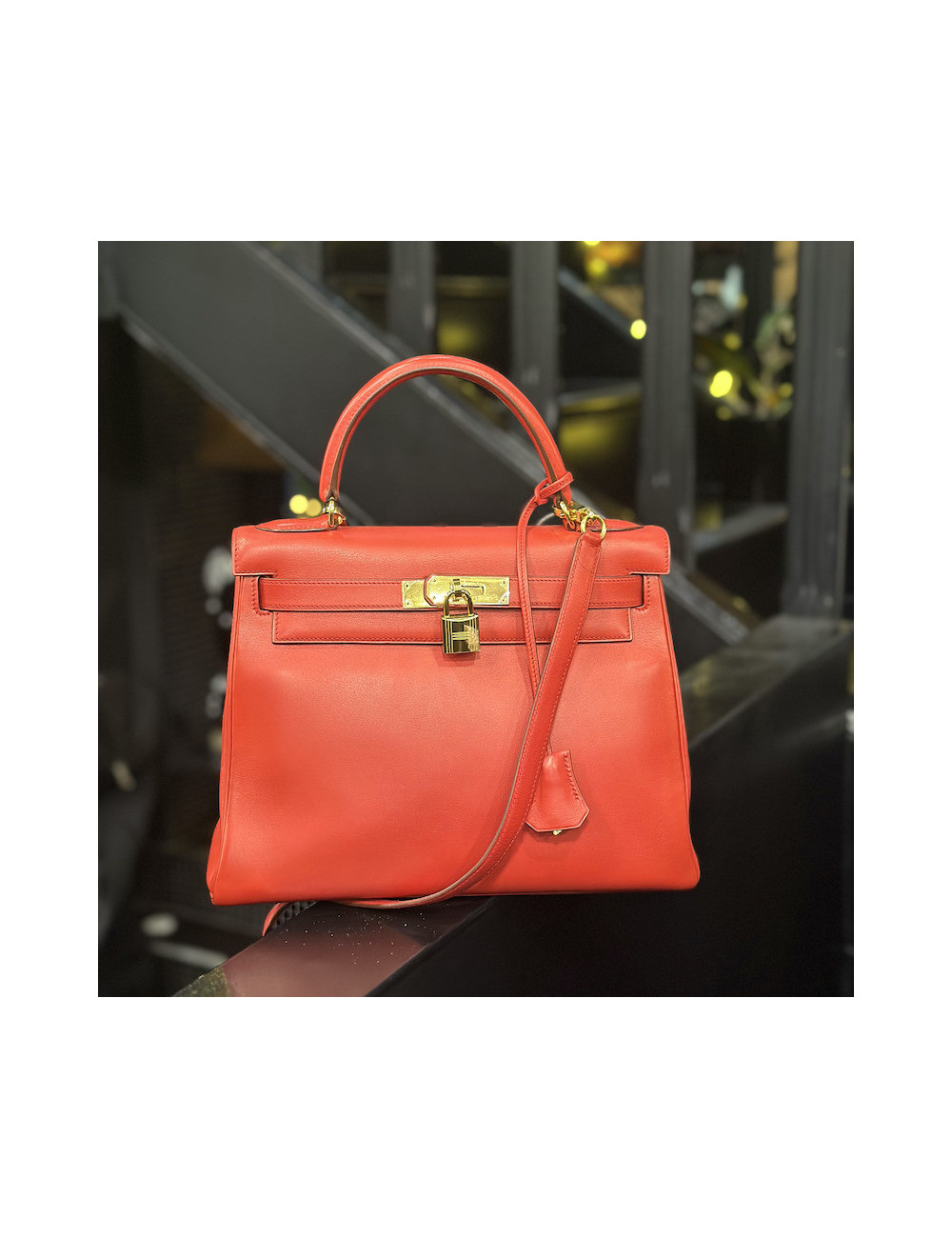 Sac Kelly 28 swift rouge