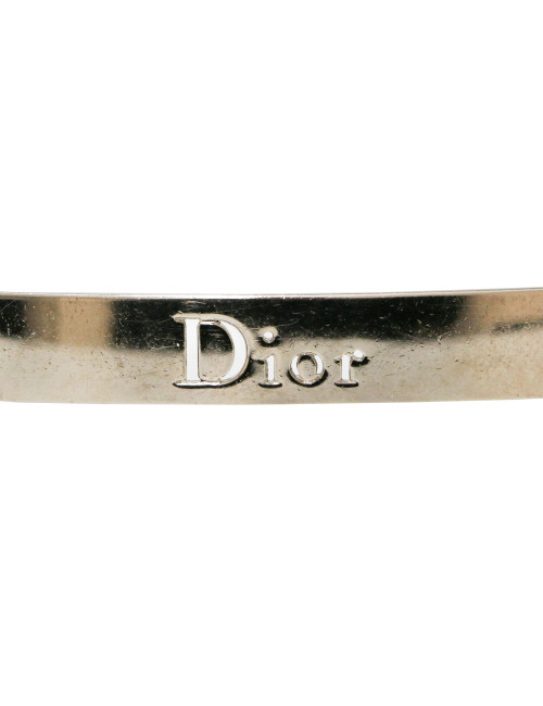 DIOR silver metal belt