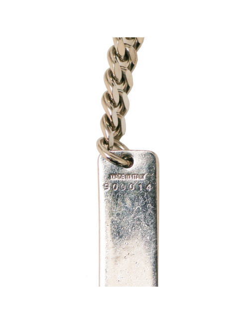 DIOR silver metal belt