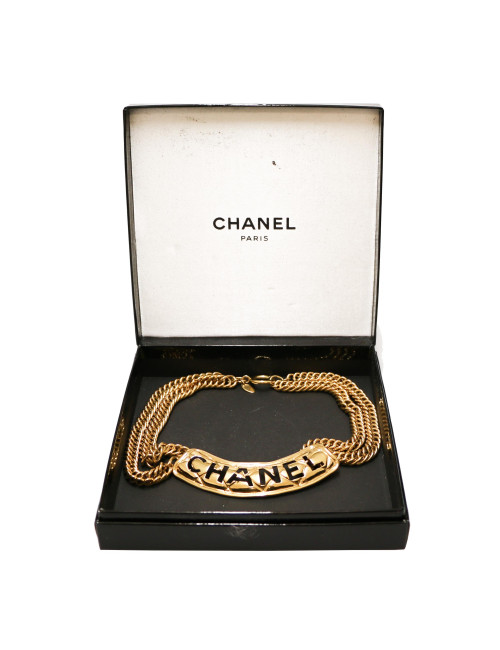 Collier matelassé CHANEL vintage