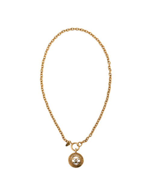 Collier CHANEL vintage pendentif