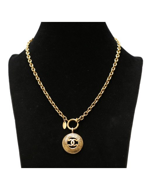 Collier CHANEL vintage pendentif