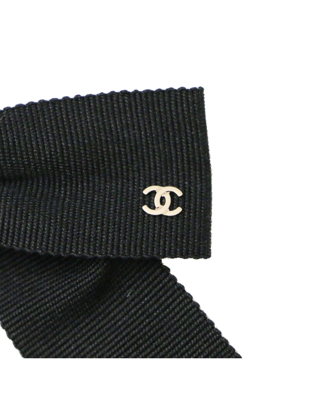 Barrette CHANEL noire