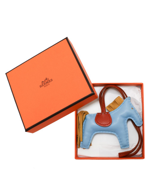 Petit H HERMES cheval bleu ciel PM