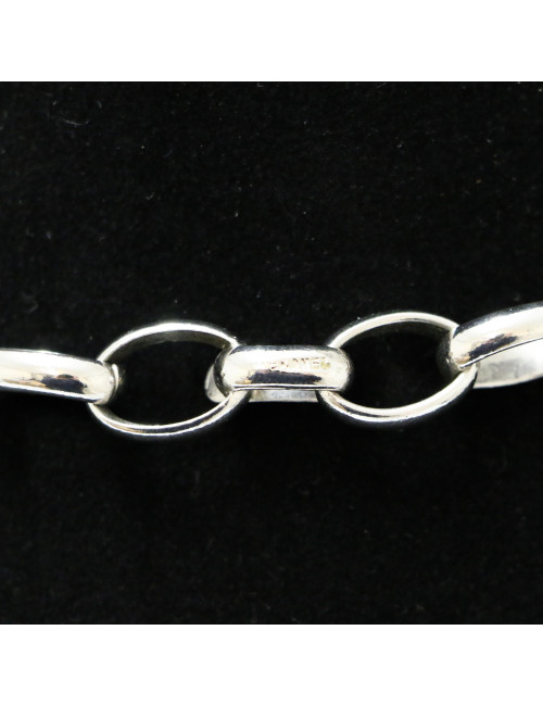 CHANEL vintage silver Coco long necklace