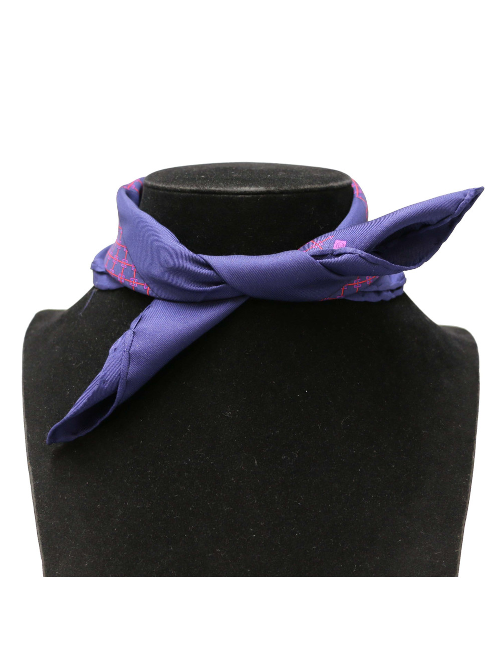 Pochette soie HERMES 