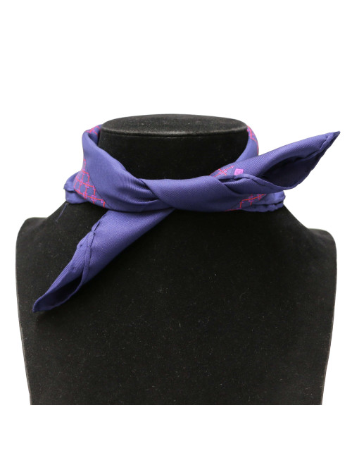 Pochette soie HERMES 