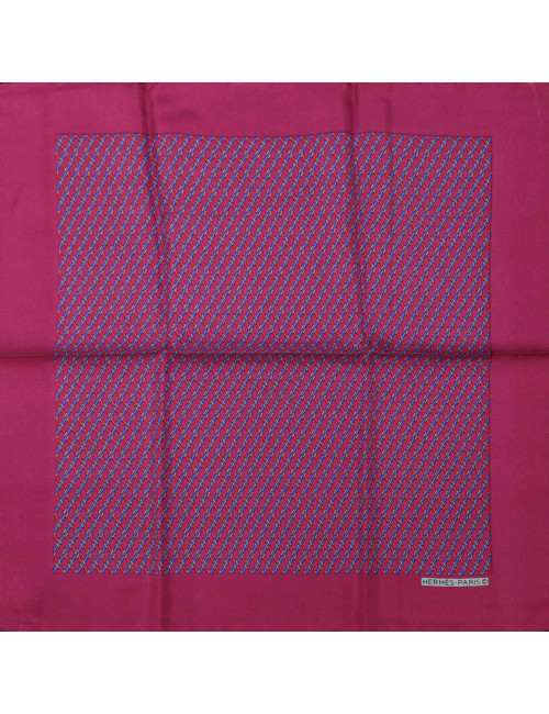 Pochette soie HERMES