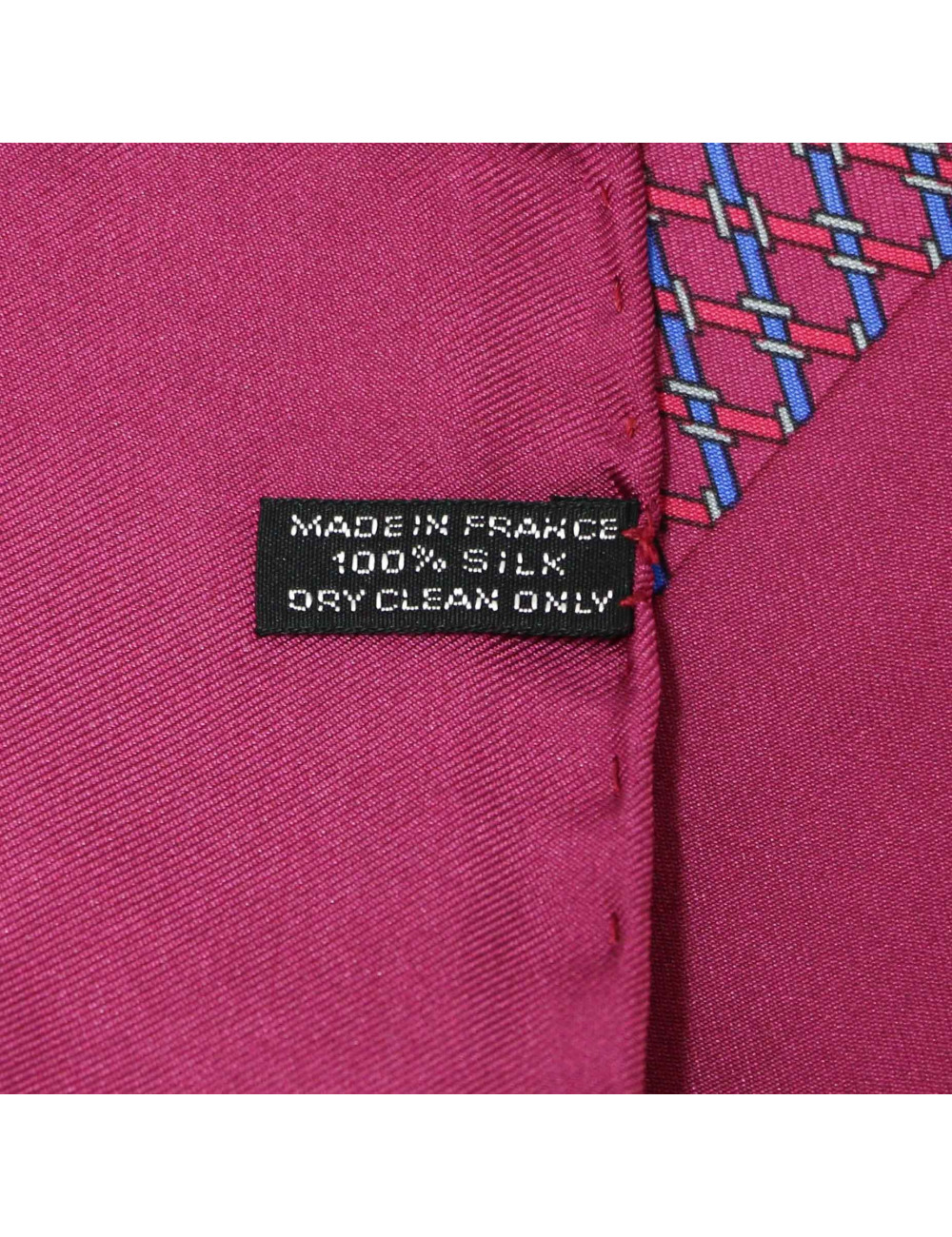 Pochette soie HERMES