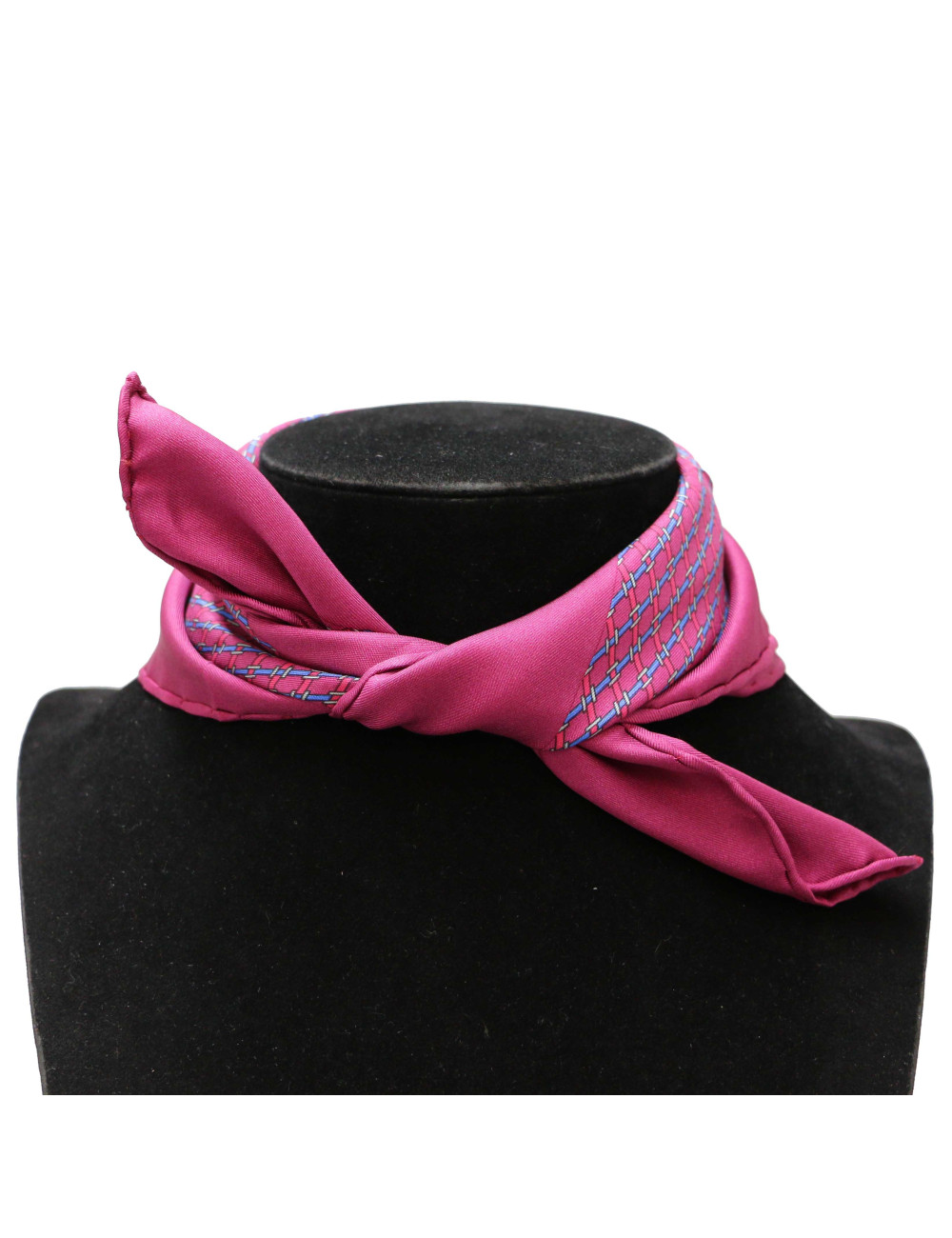 Pochette soie HERMES