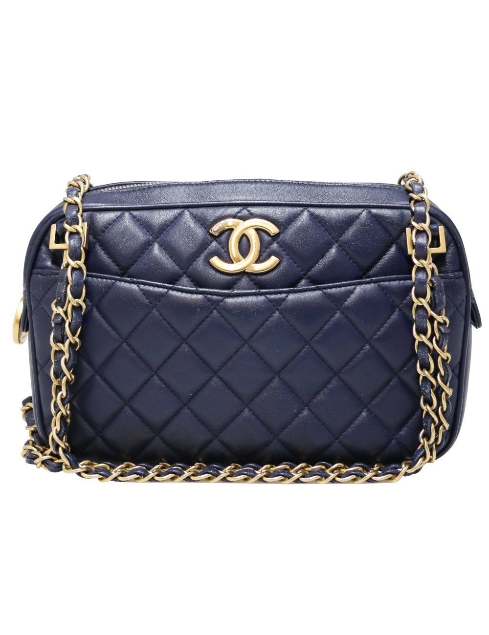 Camera bleu CHANEL bijouterie or