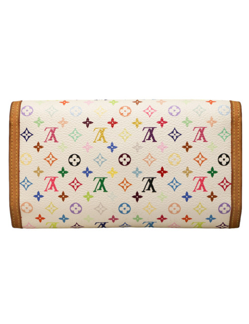 Portefeuille Murakami LOUIS VUITTON blanc